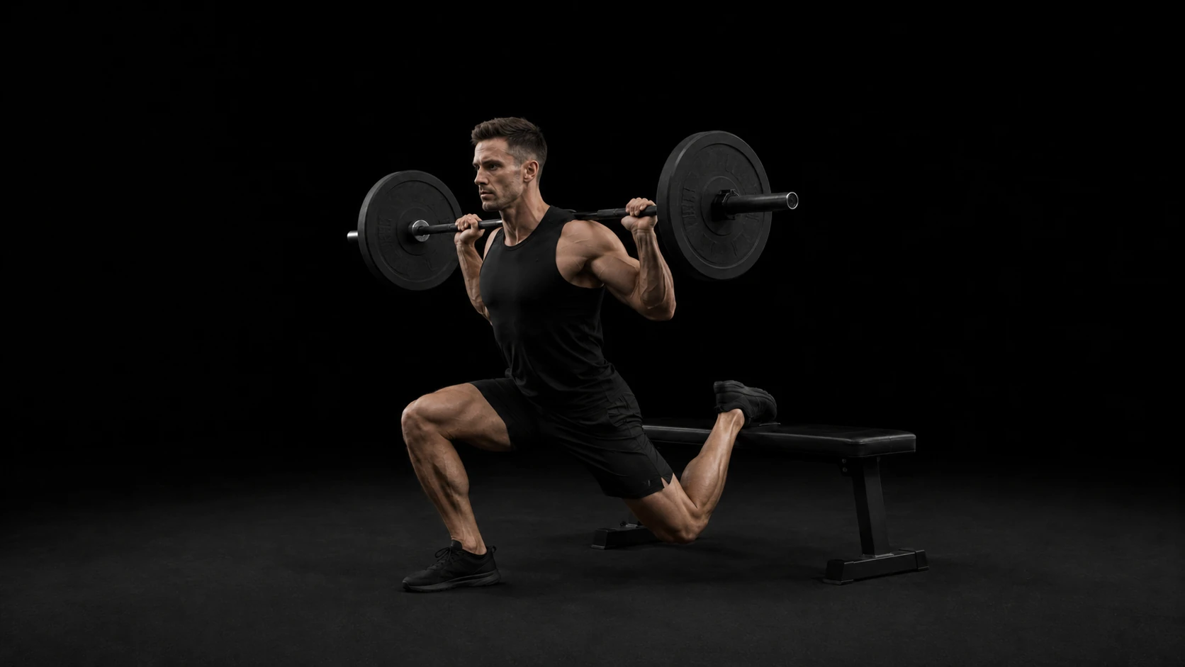 Barbell Bulgarian Split Squat