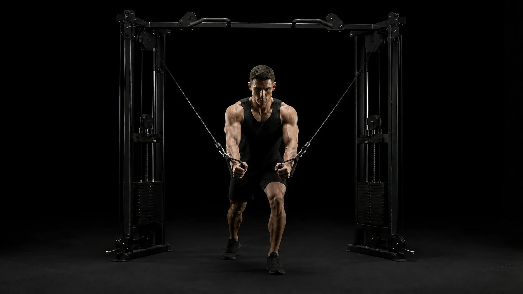 Cable Decline Chest Press