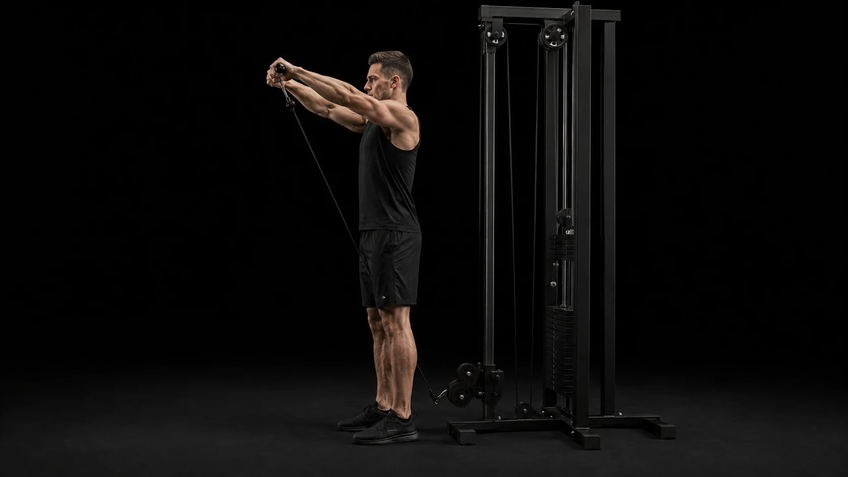 Cable Front Raise