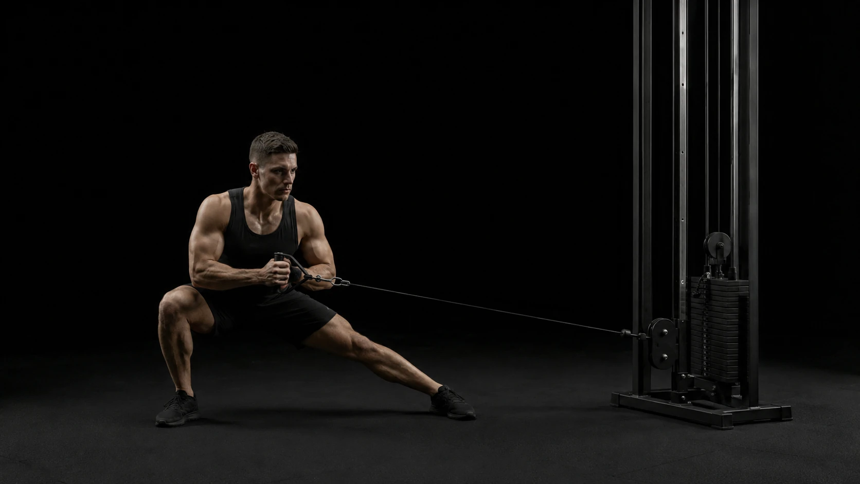 Cable Lateral Lunge