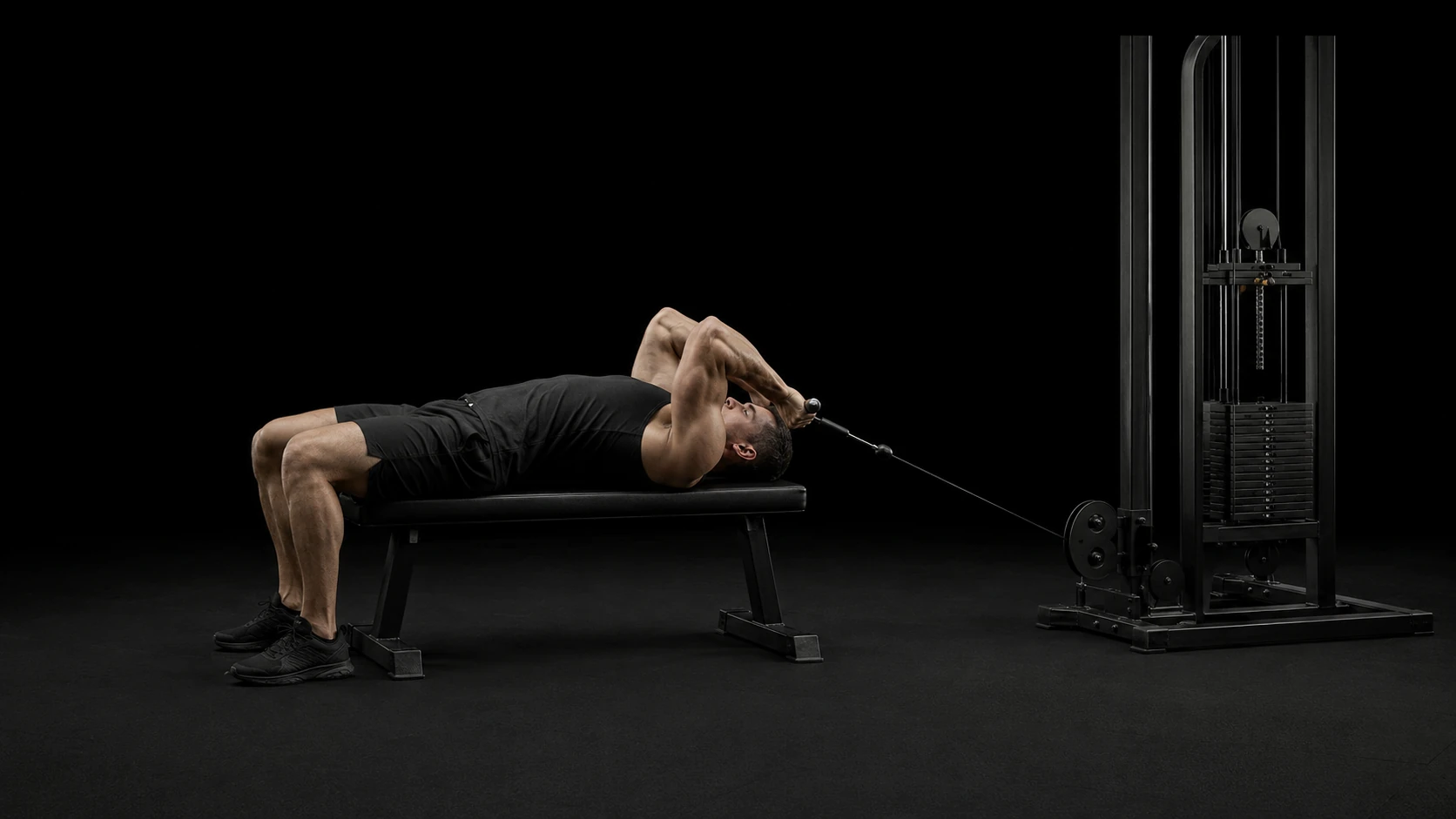 Cable Lying Triceps Extension