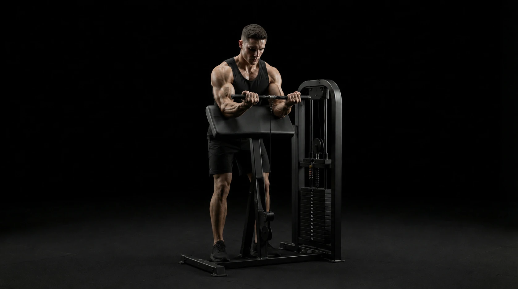 Cable Preacher Curl