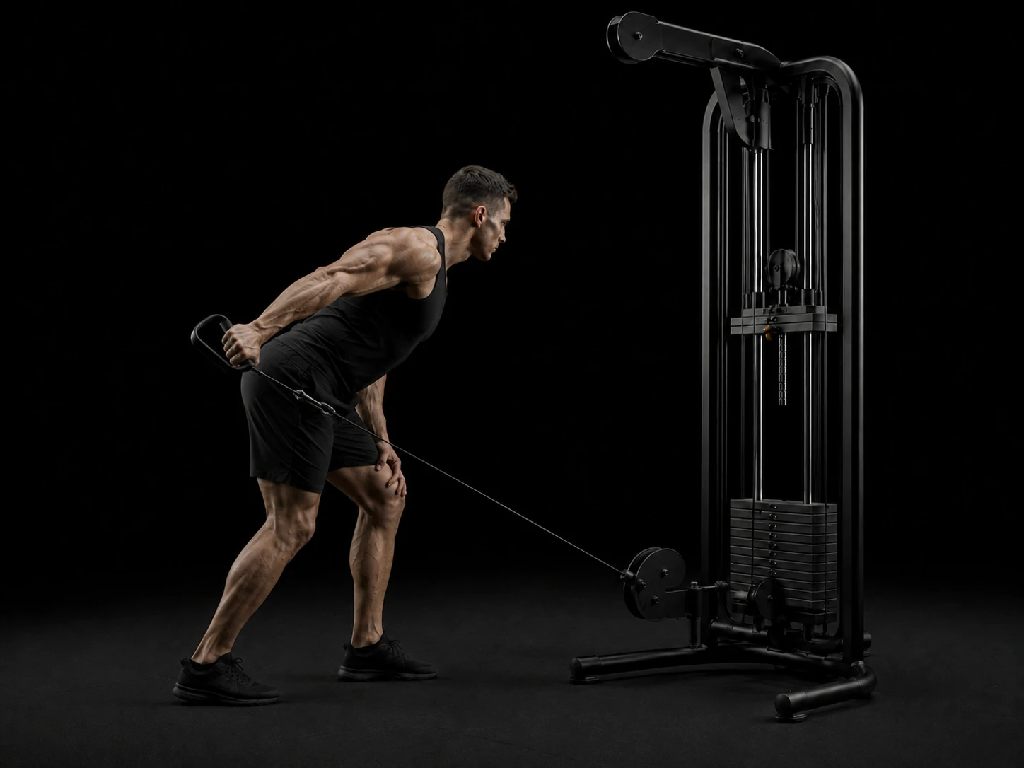 Cable Triceps Kickback