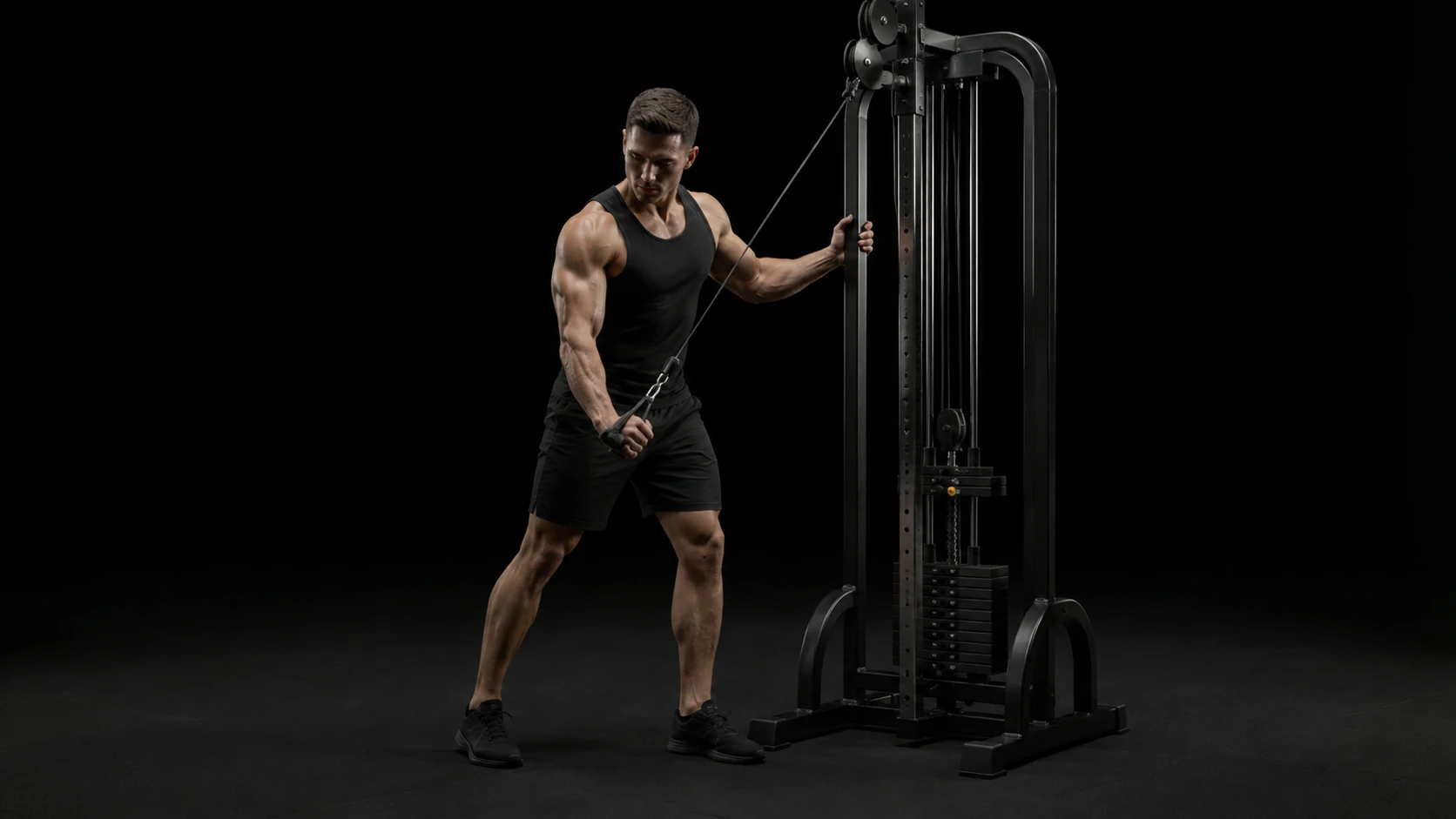 Cross-Body Cable Triceps Extension