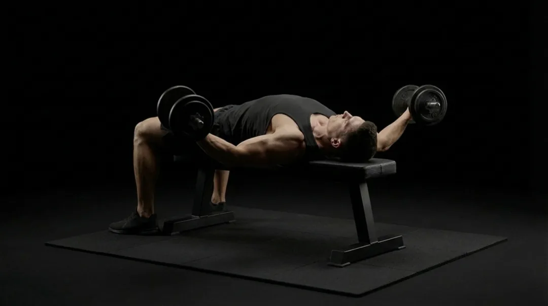 Flat Bench Dumbbell Fly