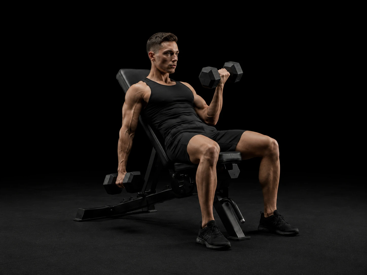 Incline Dumbbell Curl
