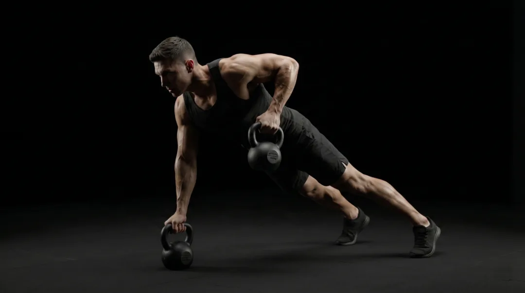 Kettlebell Renegade Row