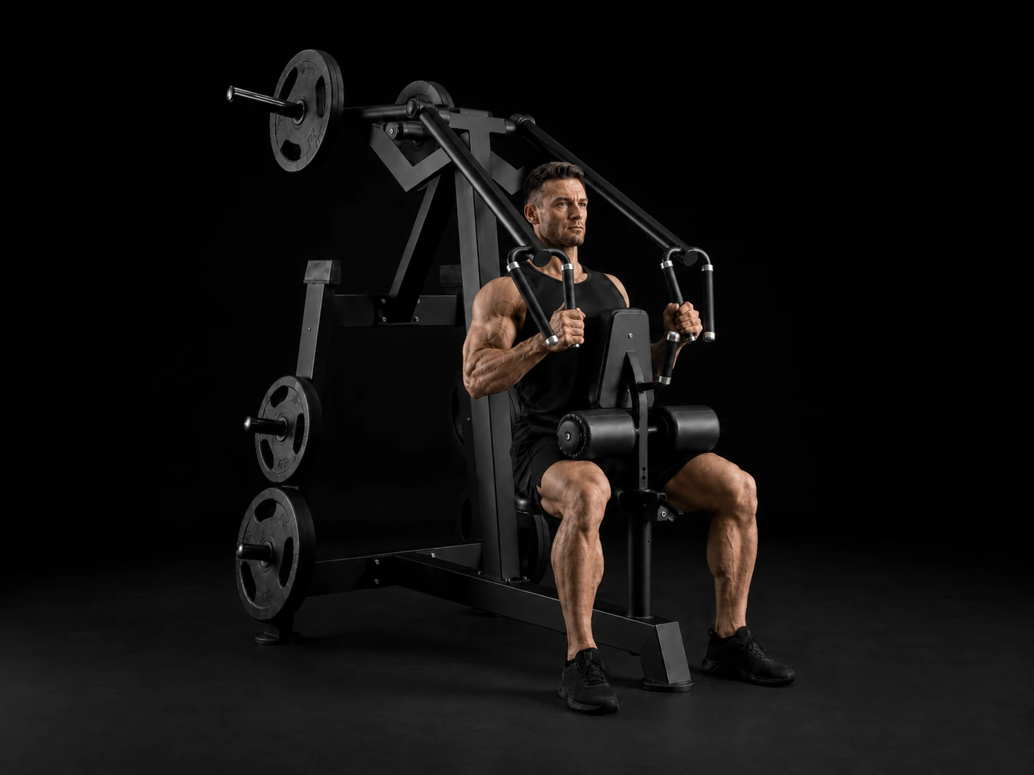 Machine High Row