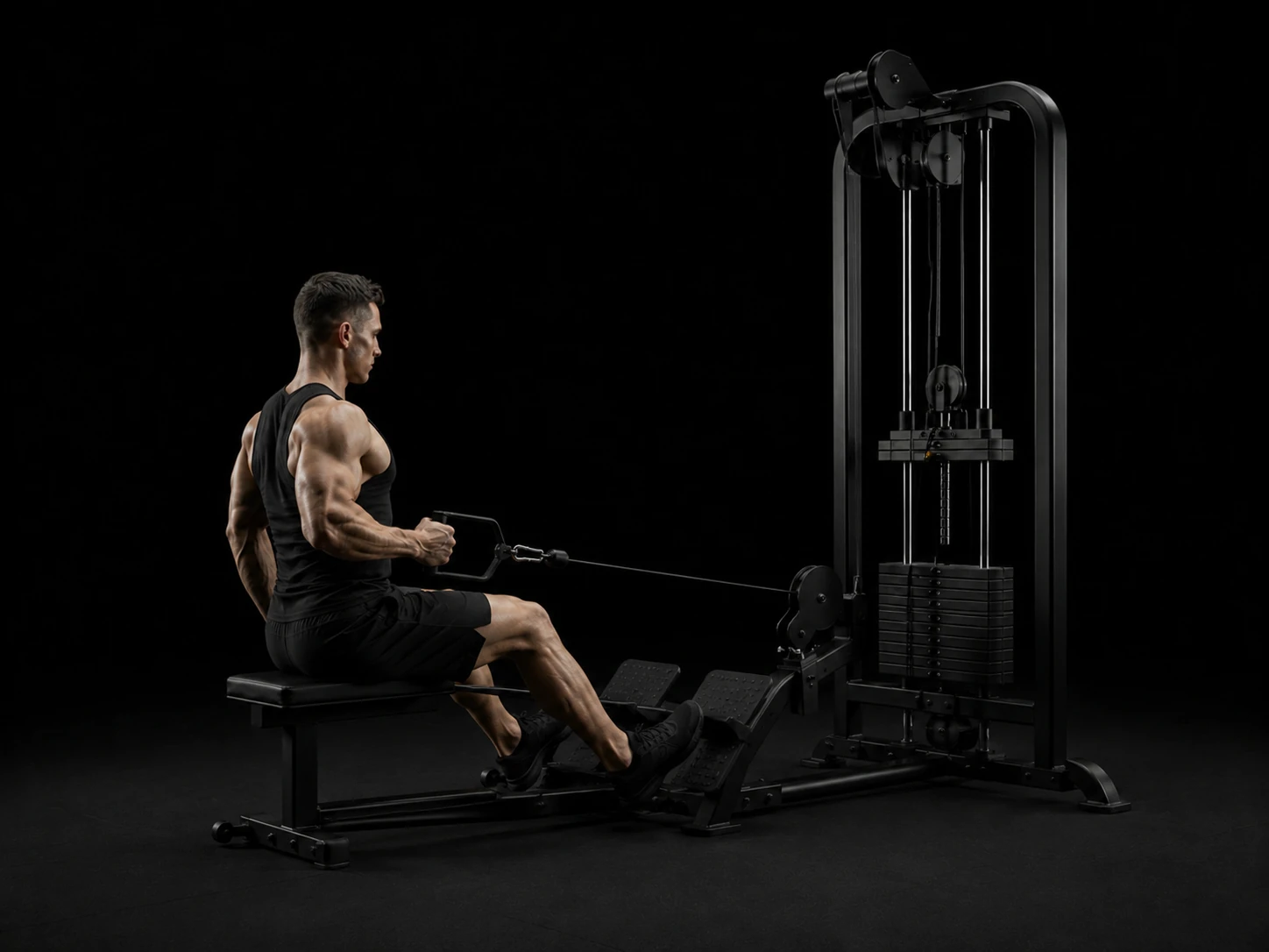 Seated Single Arm Cable Low Row