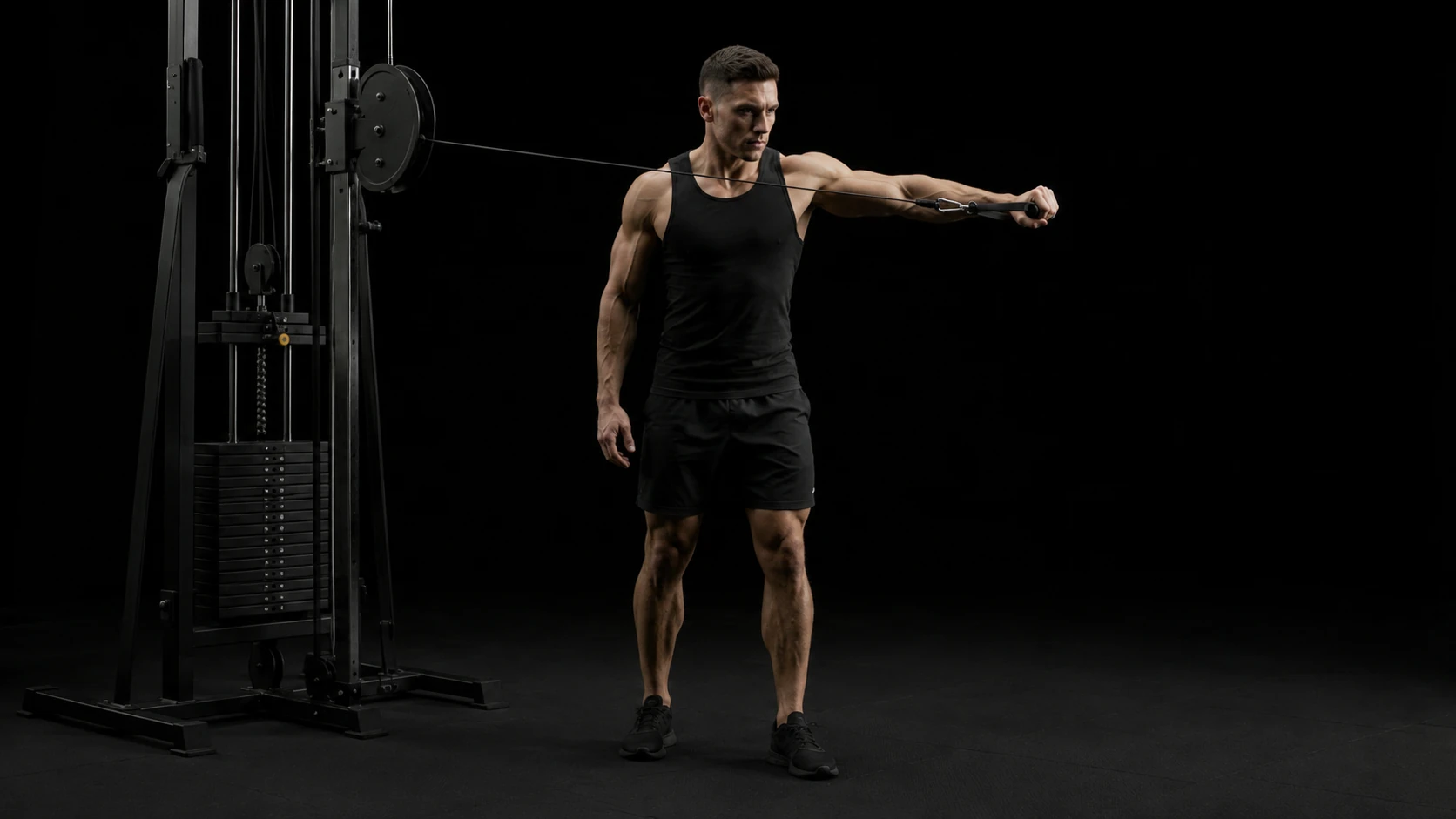Single-Arm Cable Rear Delt Fly