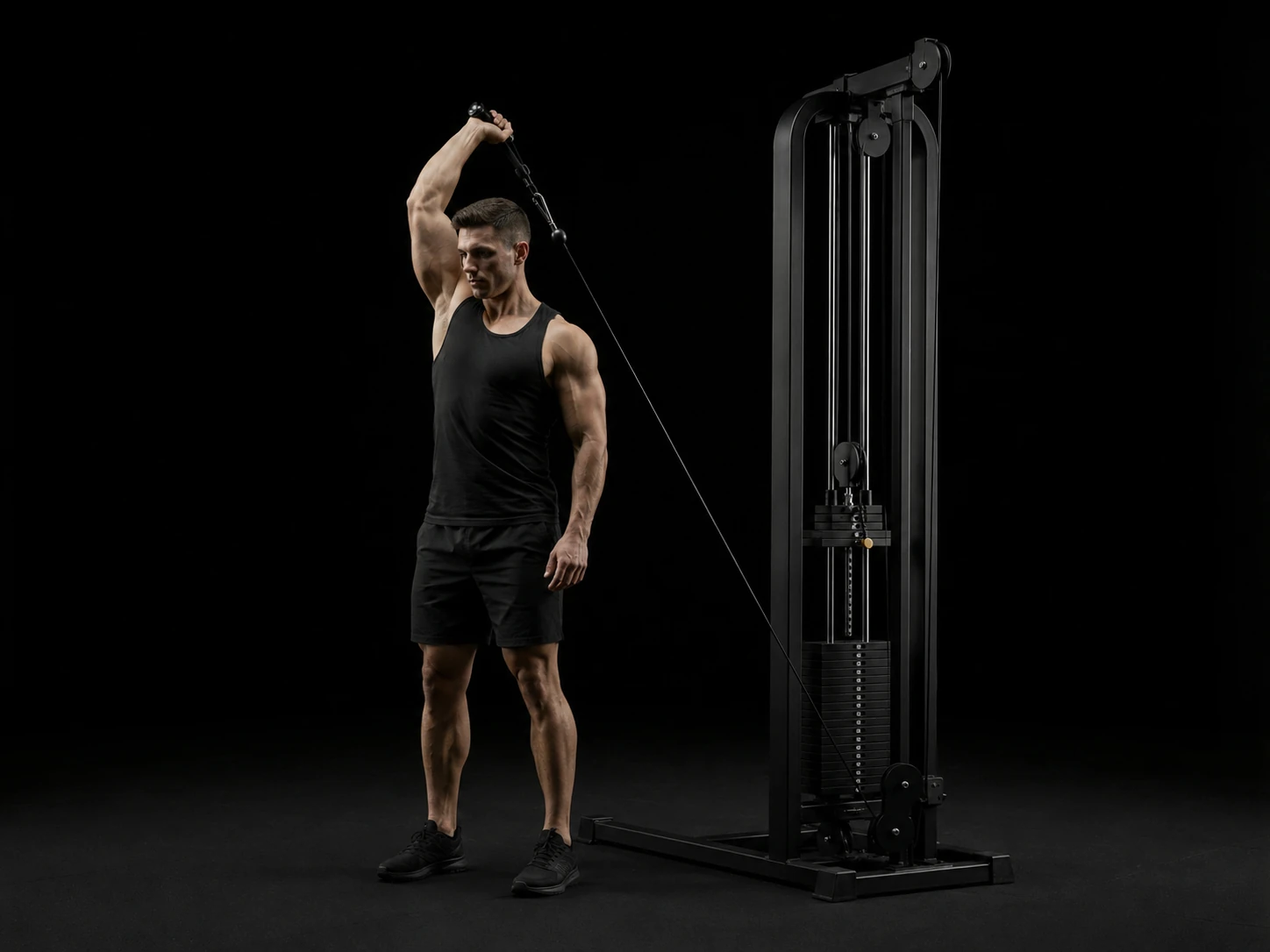 Single-Arm Overhead Cable Triceps Extension