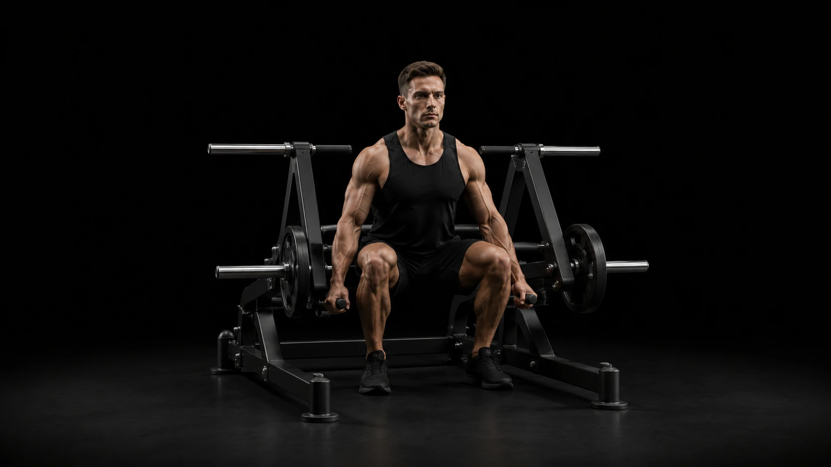 Drep na stroji Squat Lunge