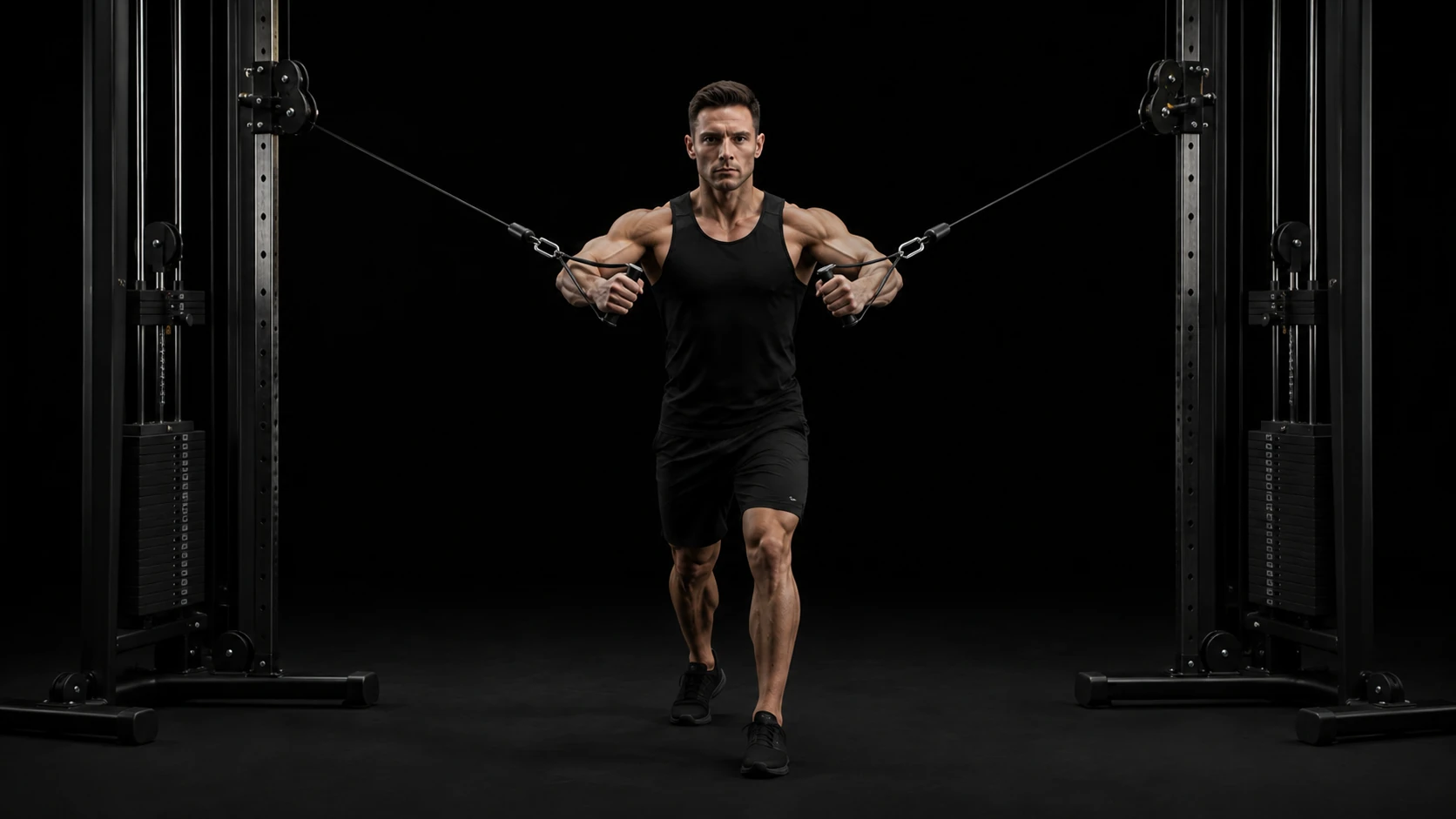 Standing Cable Chest Press