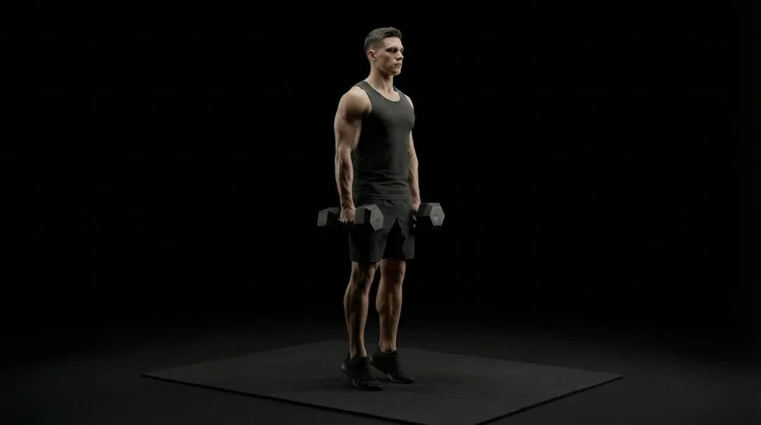 Standing Dumbbell Calf Raise