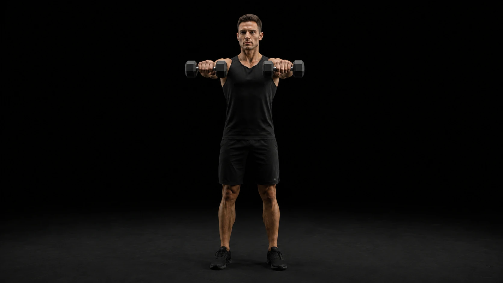 Standing Dumbbell Front Raise