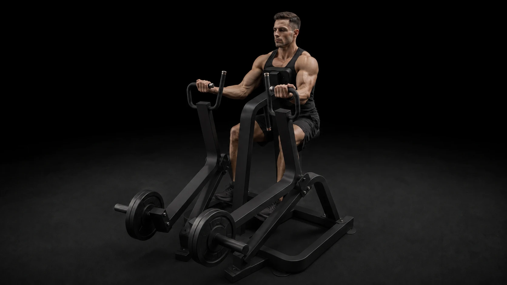Underhand Machine Seated Row
