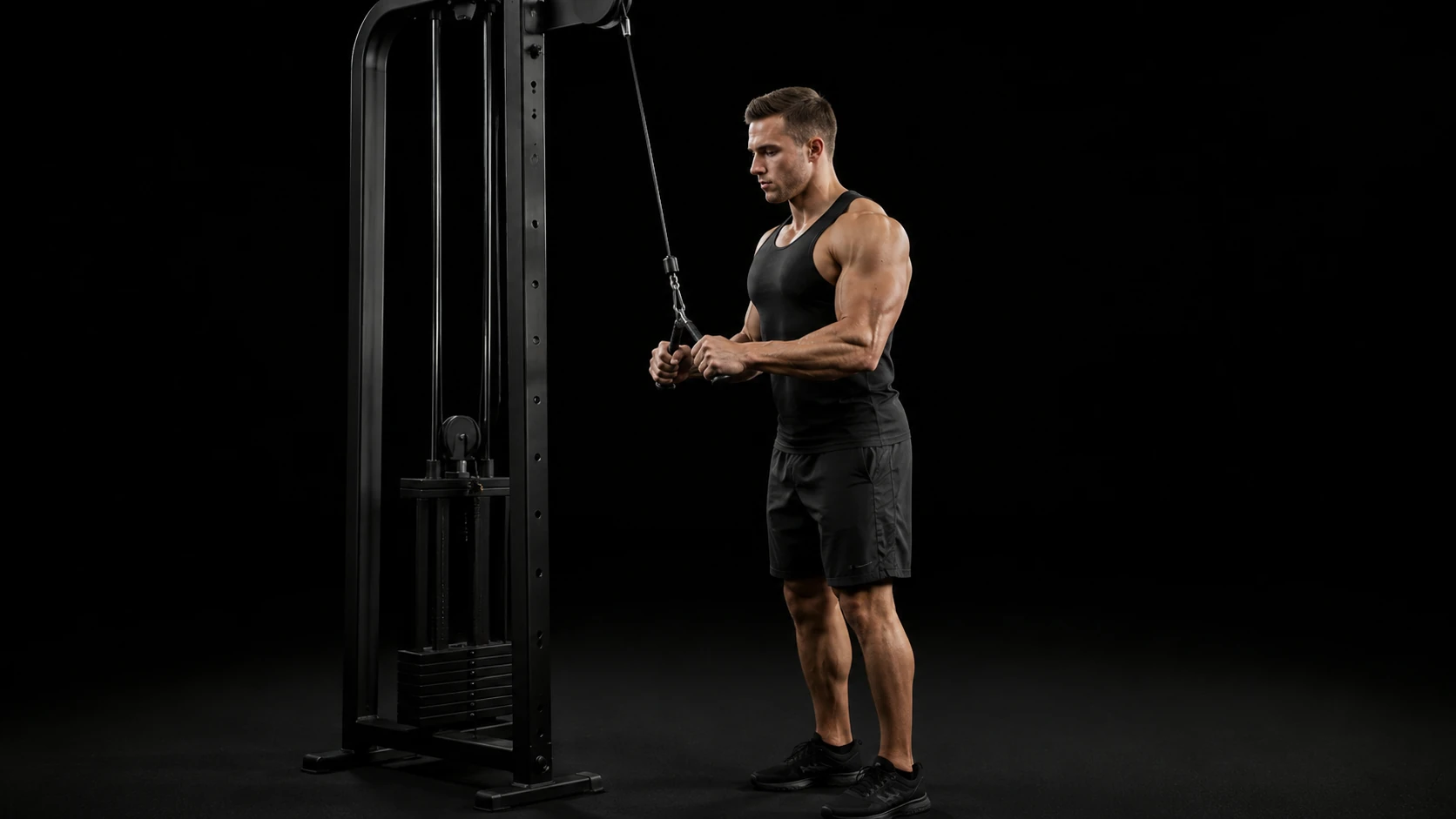 V-Bar Triceps Pushdown