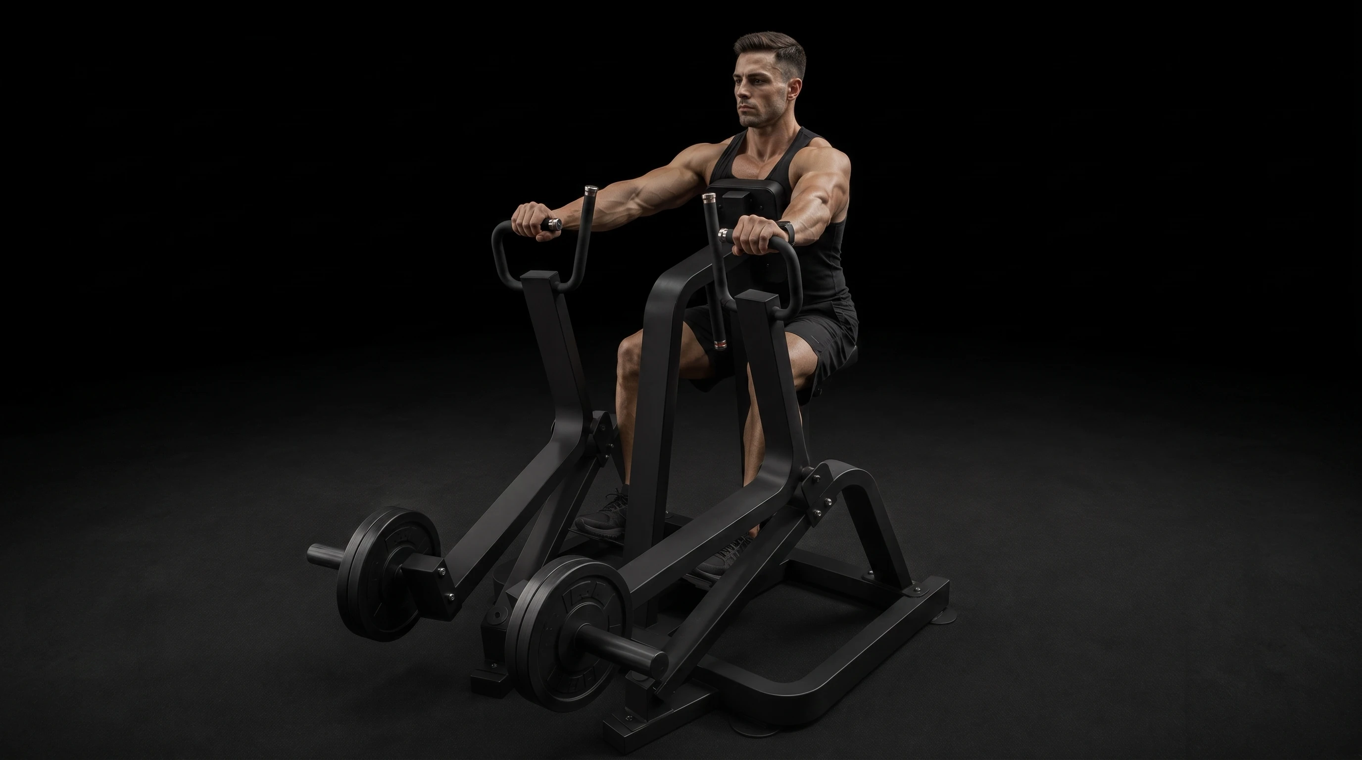 Wide-Grip Machine Seated Row
