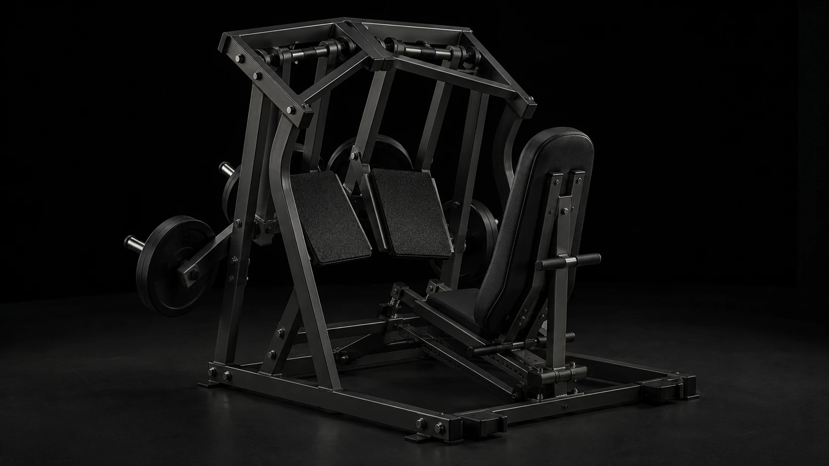 Iso-Lateral leg press v sede